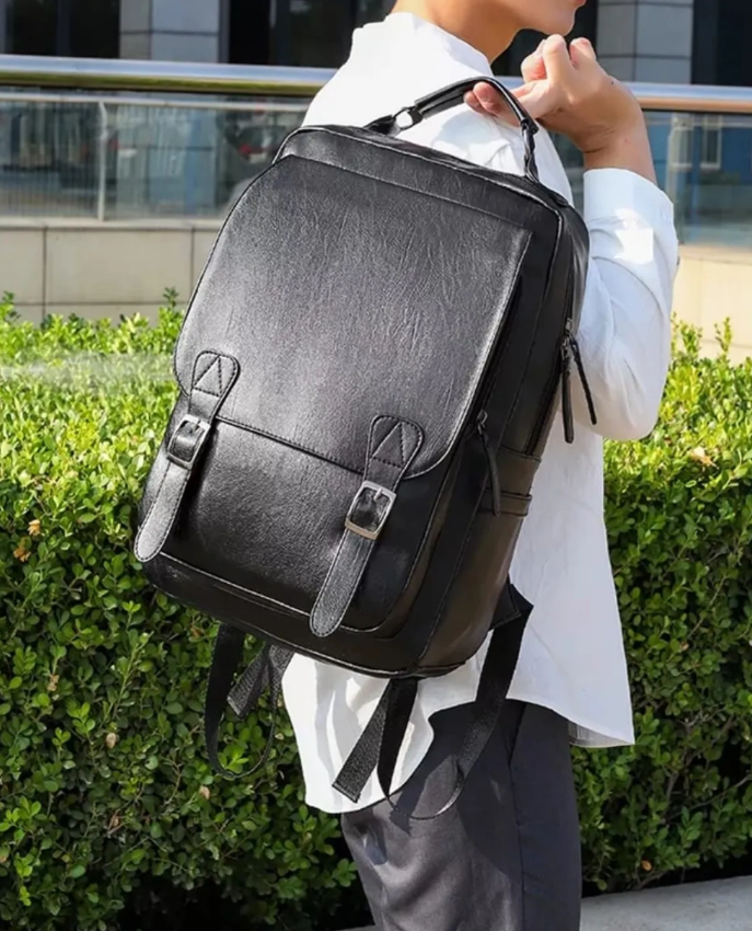 Bolso De Cuero Vintage neww
