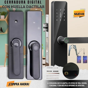 Chapa Cerradura Inteligente 5 En 1 Pro