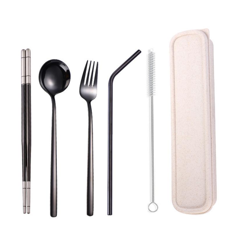 SET DE CUBIERTOS REUTILIZABLES PREMIUM