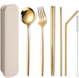 SET DE CUBIERTOS REUTILIZABLES PREMIUM