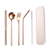 SET DE CUBIERTOS REUTILIZABLES PREMIUM