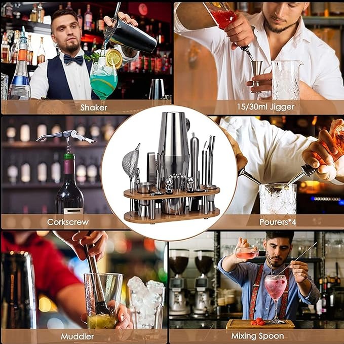 Set Bartender Profesional x 24 Piezas