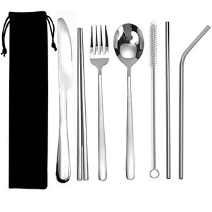 SET DE CUBIERTOS REUTILIZABLES PREMIUM