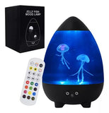 Lámpara De Noche Con Medusas Usb