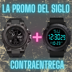Reloj Sanda Mercenario + Reloj Adrenaline