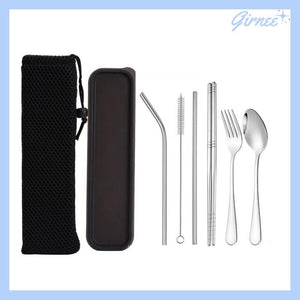 SET DE CUBIERTOS REUTILIZABLES PREMIUM