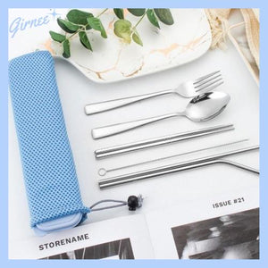 SET DE CUBIERTOS REUTILIZABLES PREMIUM
