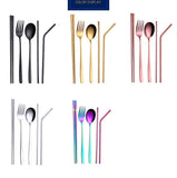 SET DE CUBIERTOS REUTILIZABLES PREMIUM