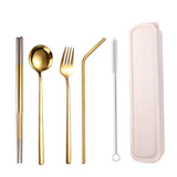 SET DE CUBIERTOS REUTILIZABLES PREMIUM
