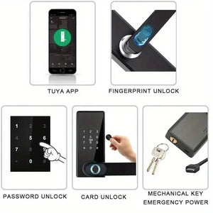 Chapa Cerradura Inteligente 5 En 1 Pro