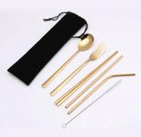 SET DE CUBIERTOS REUTILIZABLES PREMIUM