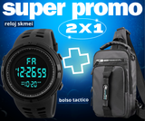 ⚡Super Combo Reloj Skmei + Bolso Tactico