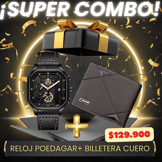 Combo Luxury Reloj Podegar + Billetera Daiquisi